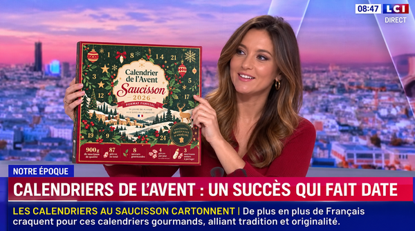 Calendrier de l'Avent Saucisson 2026 – Coffret Artisanal 900 g